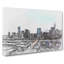 Austin Texas Skyline in Abstract - Wrapped Canvas-55317195