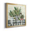 Christmas Gingham I - ensemble de 2 reproductions d'art sur toile tendue-2001614663-2001614665-2001614662