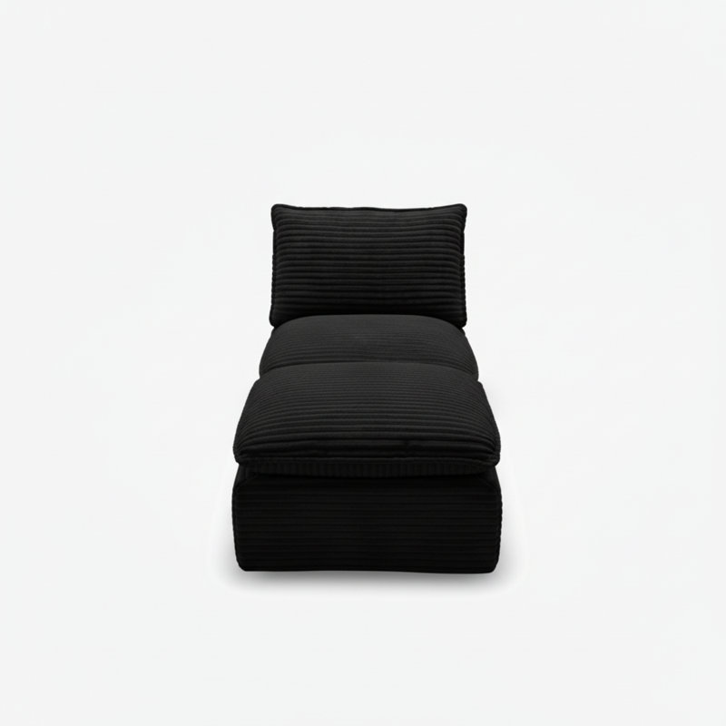 Le canapé moderne en nuage de velours côtelé, qui peut être librement combiné et offre une expérience d'assise confortable, convient aux meubles de salon modernes dans les maisons, les appartements et les bureaux