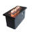 Concrete Fire Pit Table 24'' H, 50000 Output, Propane/natural Gas, , Charcoal Gray H Gas Fireplace, , Rustproof, Charcoal, Modern Look