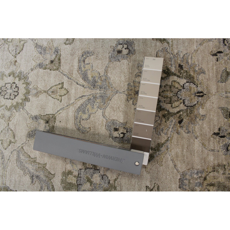 Oriental Area Rug in Ivory