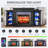 72'' Tv Stand Led For Tvs Up To 80'' With Electric Fireplace And Adjustable Shelves,black-158605047