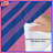 Pink Blue Striped Comforter-128503190