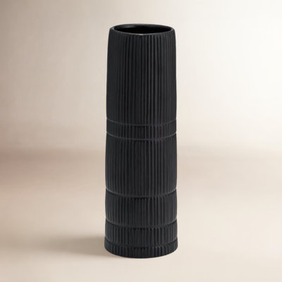 Sagebrook Home Rachael Modern Neutral Ceramic Vase, Home Decor Centerpiece, Timeless Design