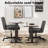 Ebern Designs Armless Office Desk Chair with Wheels,Cross Legged,Middle back Chairs for Home Office-447632045