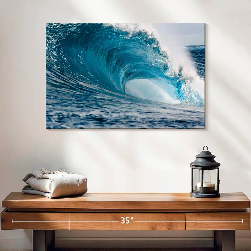 Gillard Powerful Blue Wave, 16" H x 24" W