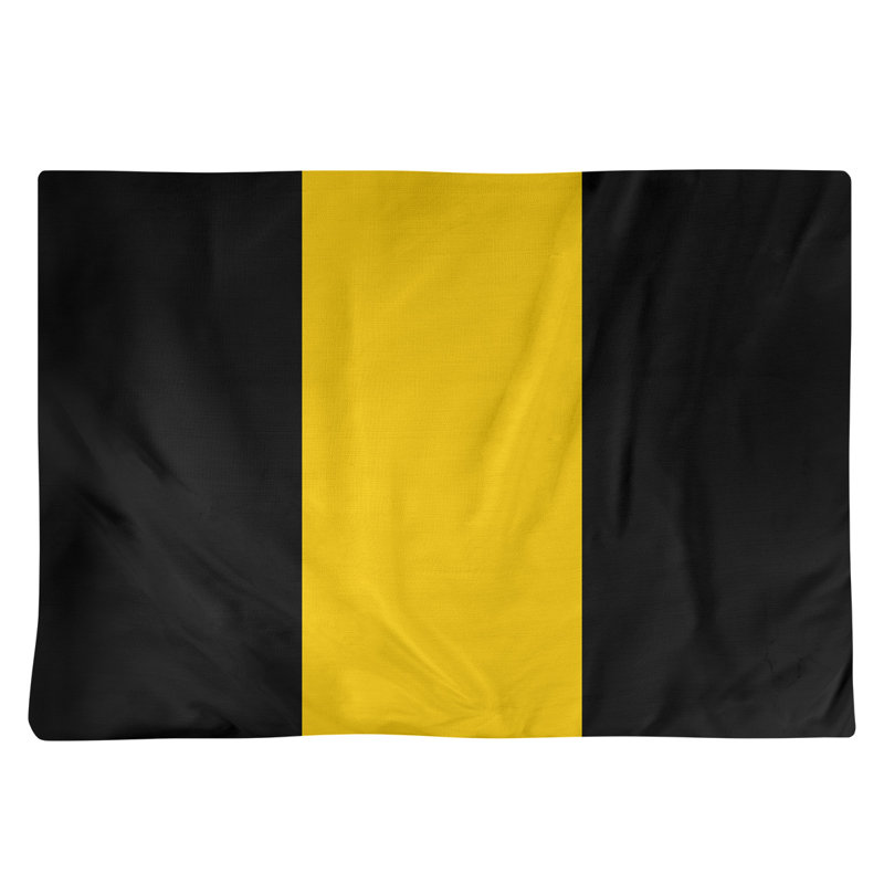 Récapitulatif de 18 po Iowa, Noir / Jaune moyen, Sergé de coton