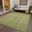 Machine Washable Indoor/Outdoor Claudian ACN1655 Aloe Rug-104366732