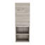 Light Grey 2-Shelf Bathroom Cabinet-489578200