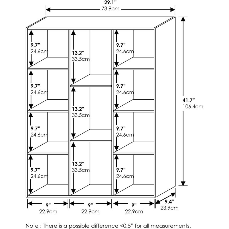 Mayren Bookcase, Black