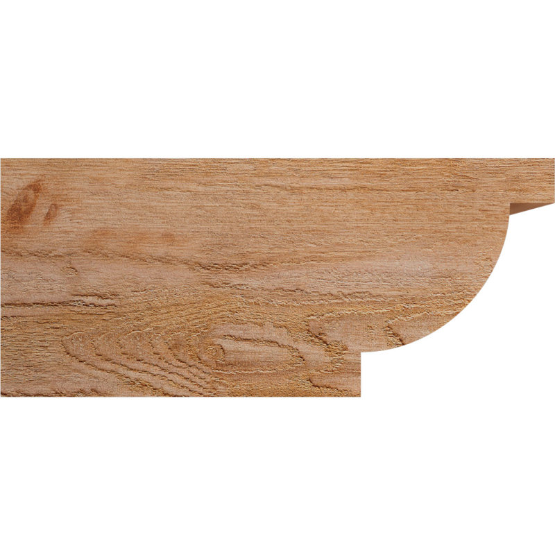Alpine Rough Sawn, Cèdre rouge, H 8 po x l 18 po x P 6 po