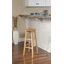 Tabouret de bar / comptoir en bois massif Bernistine-41425136-71099991