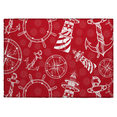 Lahoma Washable Geometric Indoor / Outdoor Rug