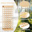 Sirias Solid Wood Wine Bottle Rack Yellow
