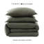 Ensemble d'édredon réversible uni Tommy Hilfiger-116091288-116091287