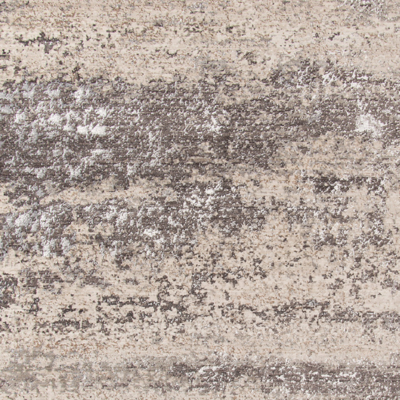 Bonvey Abstract Silver Sand Area Rug, Rectangle 2' x 3'3"