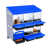 Bleu 6 compartiments sans support