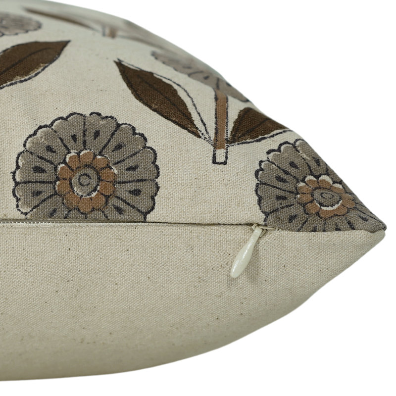 Housse de coussin Ganda, Carré, H 24 po x l 24 po
