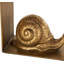 Serre-livres décoratifs en métal, ensemble de 2 serre-livres de bureau, l 6 po, H, or