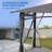 10X12FT Gazebo Metal, Mosquito Net For Outdoor Use With Double Roof (Dark Gray)-123219086-123219088
