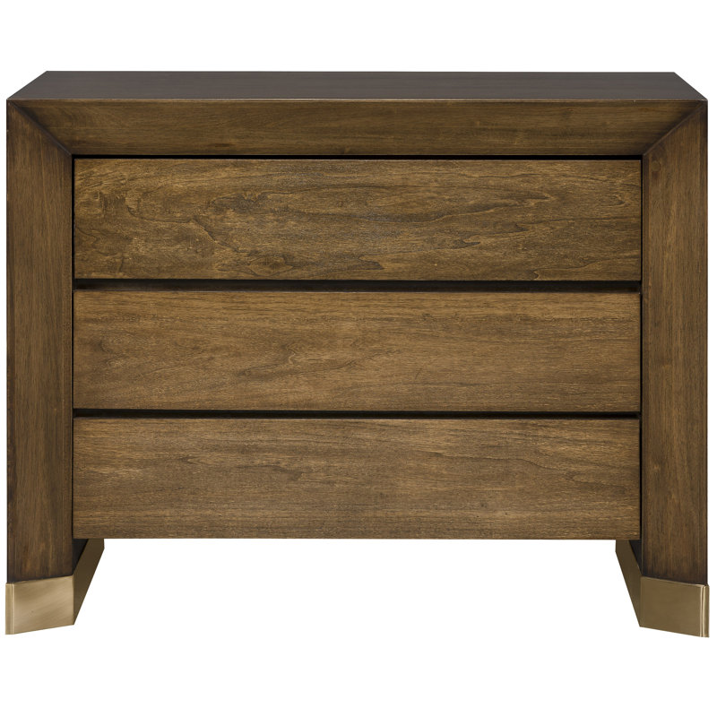 Dunecrest 40.25'' W Solid Wood Nightstand