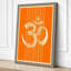 Om in White Minimalist - Wrapped Canvas-521615981-521615987