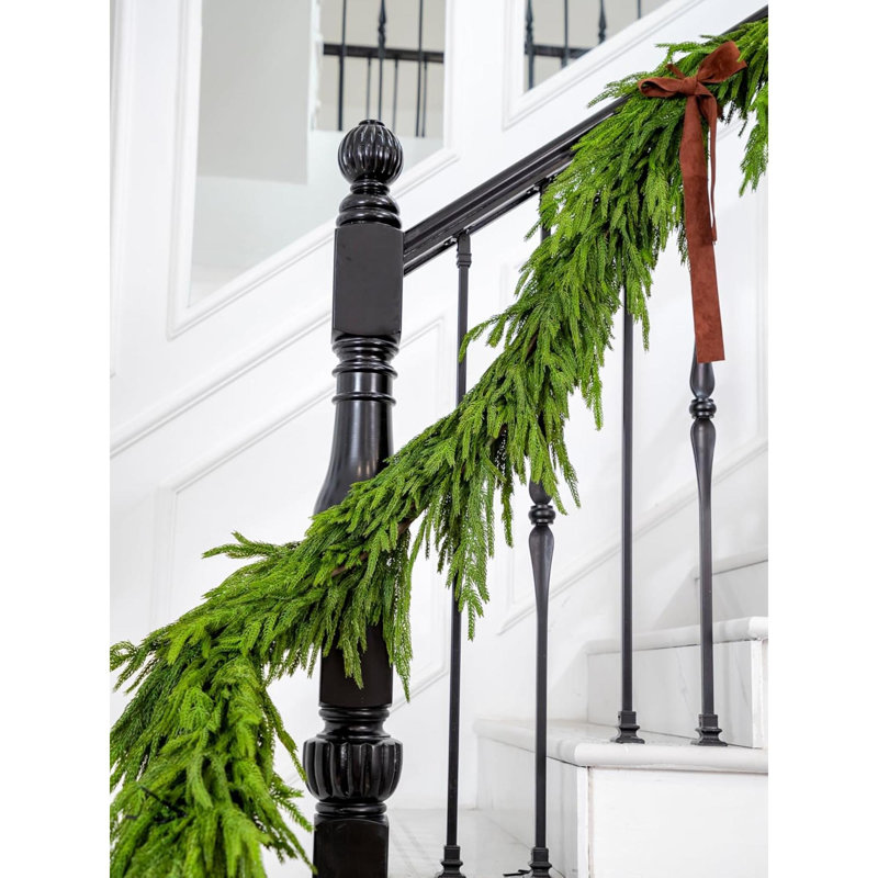 Guirlande de Noël Real Touch Norfolk Pine Garland Winter Pine