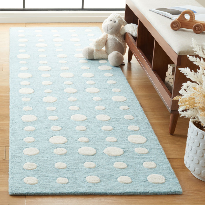 Rebollo Safavieh Kids Hand Tufted 85% Wool And 15% Cotton With Latex Rug, Runner 2'3" x 8'