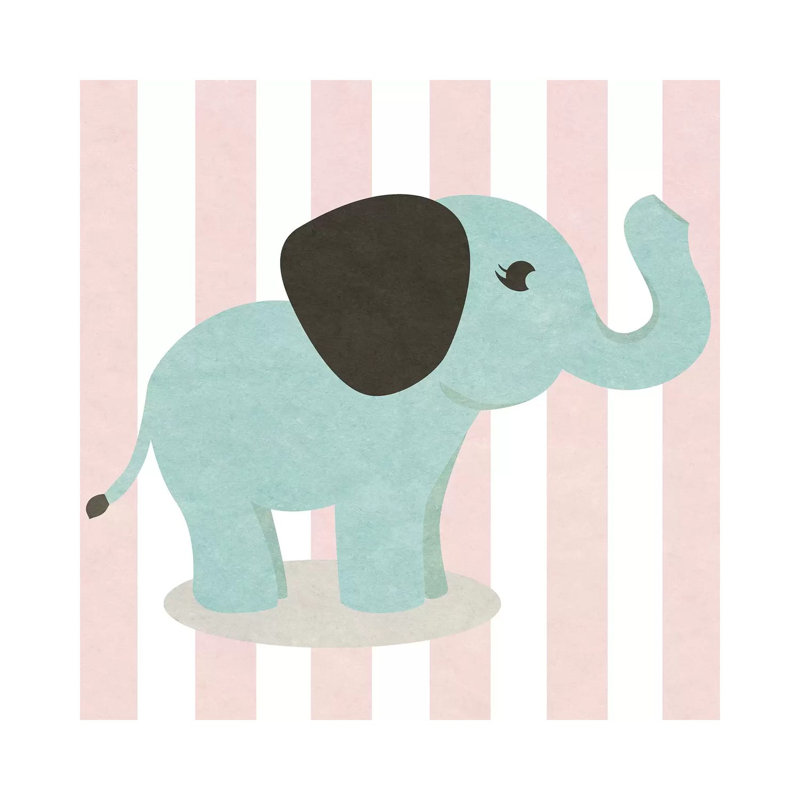 Happy Baby Animals I by SD Graphics Studio - No Frame Gallery-Wrapped Canvas Giclée on Canvas