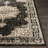 Ramsay Machine Woven Oriental Black/Sage Area Rug-244593