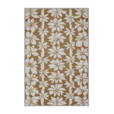 Washable Tiare Hawaiian Area Rug