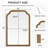 Ancalin Solid Wood Arched Wall Mirror-1878162617-1877692492
