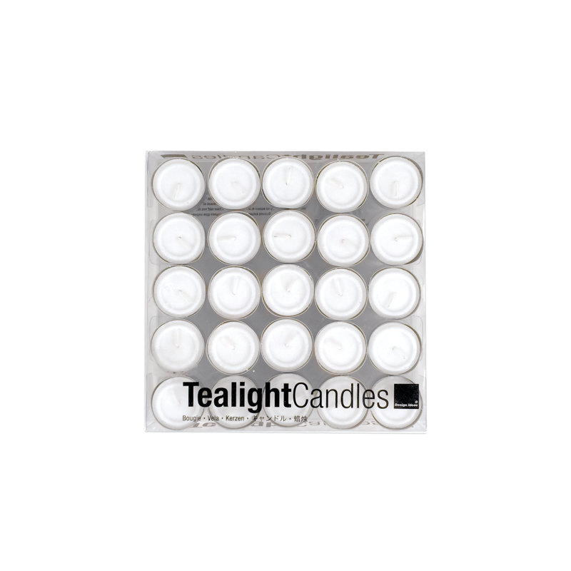 Ensemble de bougies chauffe-plat 50 pièces Tealights
