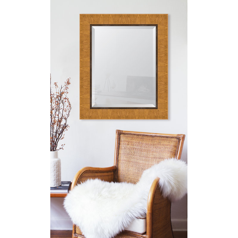 Miroir mural Gullion, H 36,5 po x l 30,5 po, Naturel