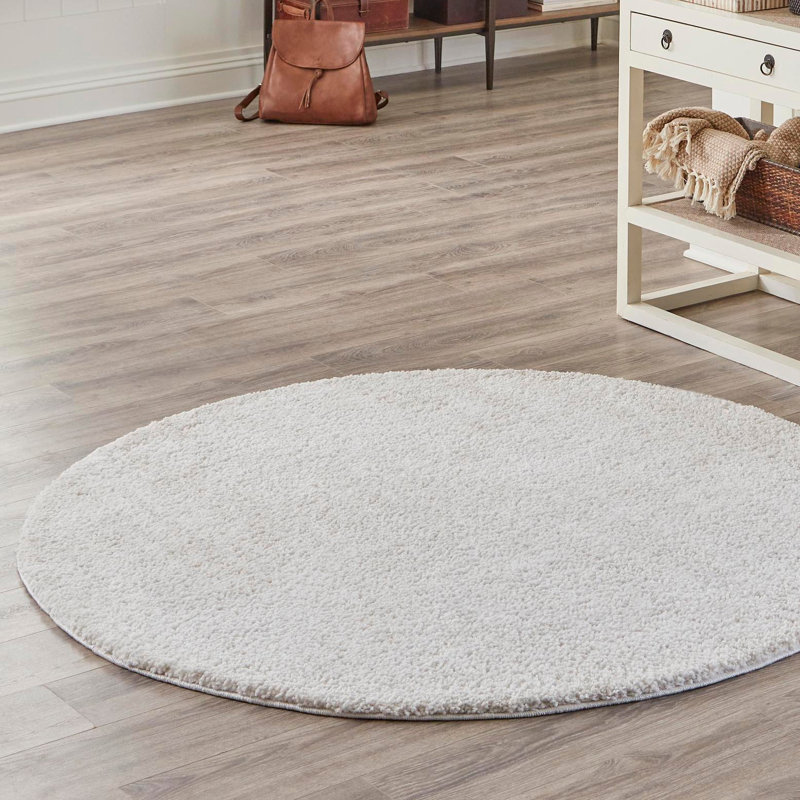 Axerpolis Jill Zarin Shaggy Shaggy Chic Rug, Round 3'3"