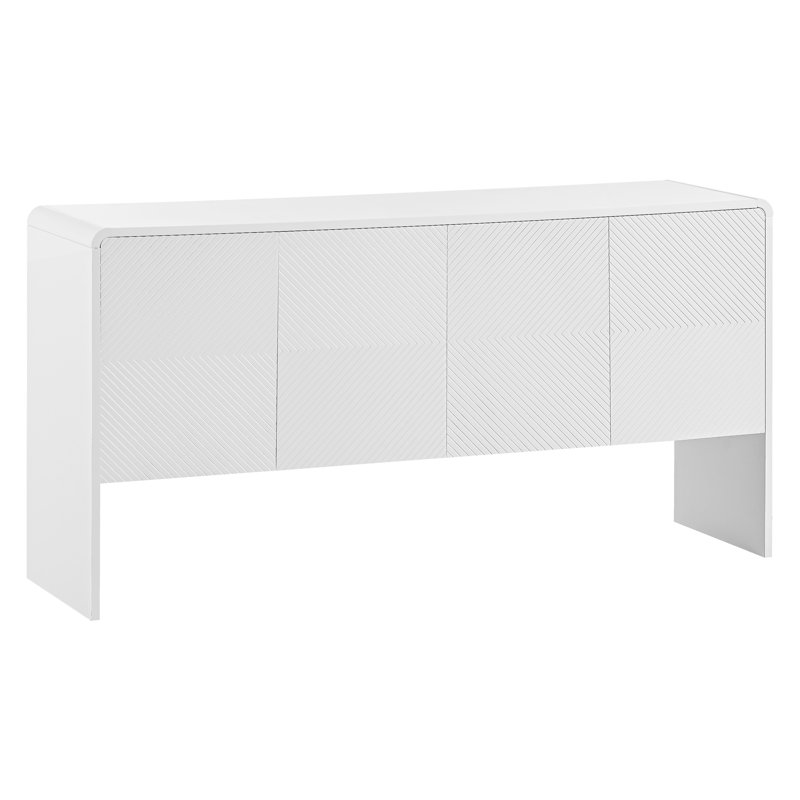 Akshayen 152.5cm Sideboard, White