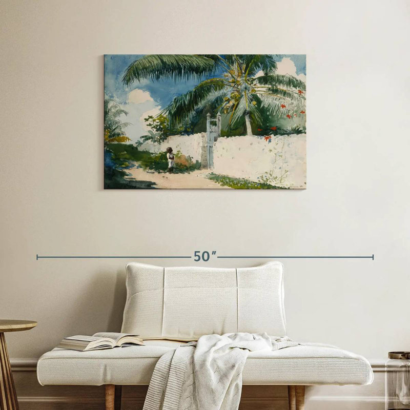 Nicci un jardin à Nassau, H 24 po x l 36 po
