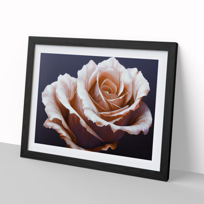Elegant Rose Flower - Single Picture Frame Print