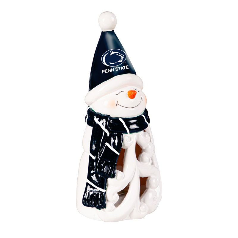 Statuaire à DEL bonhomme de neige Penn State, 8 po