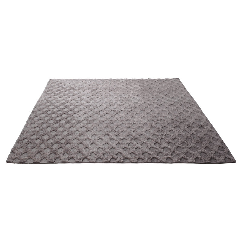 Cyclone Geometric Wool Hand Woven Area Rug, 60  x 110cm