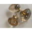 1 3/4" Oval Amber Glass Knob-1302126785