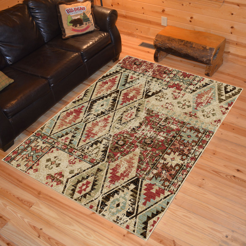 Bahena Southwestern Indoor Rug, Rectangle 2'3" x 3'3"