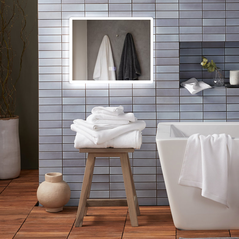 Miroir de maquillage / de salle de bain à DEL, 32 po x 24 po