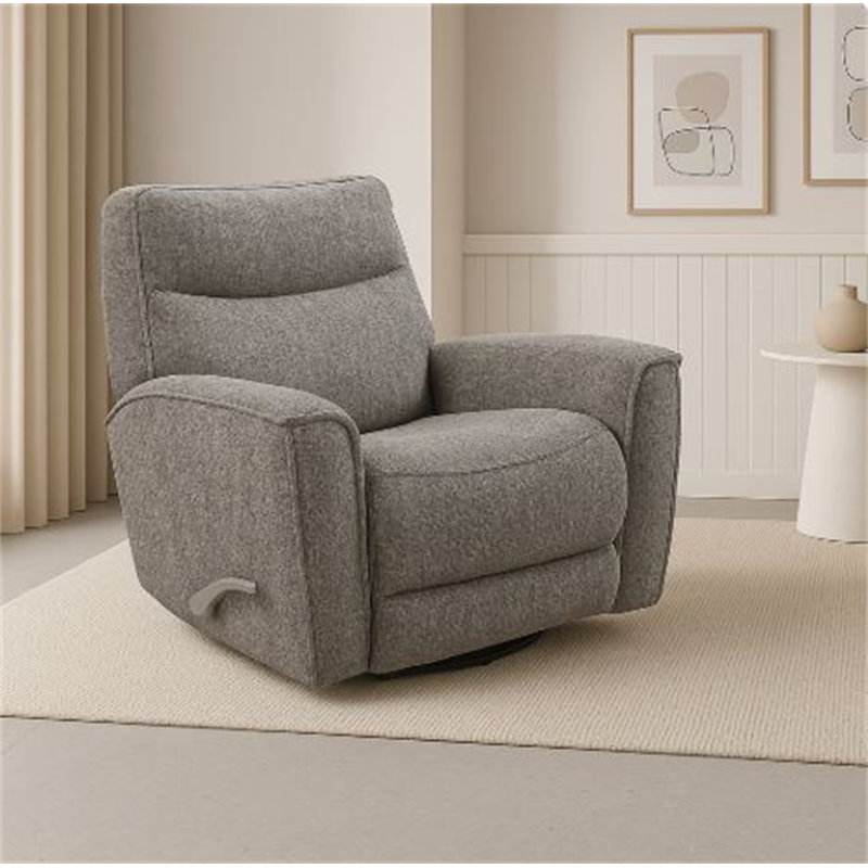 Fauteuil inclinable pivotant rembourré Man Wah Brisbane, Granite