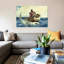 Shark Fishing, 1885 par Winslow Homer, reproduction sur toile tendue sur châssis-166113614-216711355-216711348