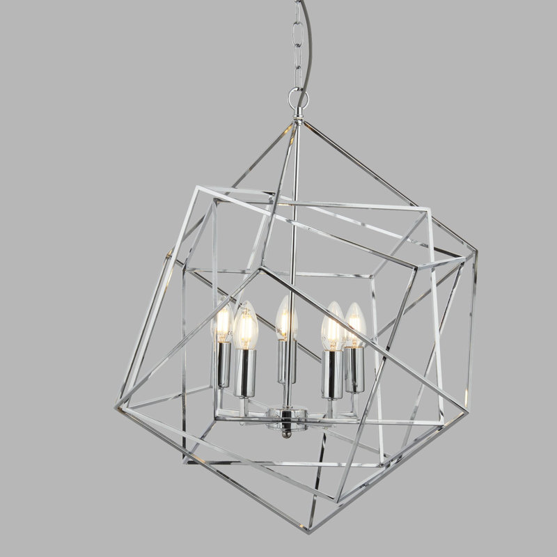 Corrie 5-Light Geometric Chandelier