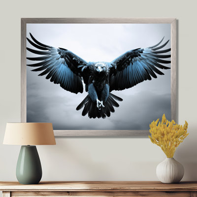 «Powerful Bold Eagle Sorage - Eagle», reproduction sur toile encadrée