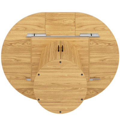 Extendable Round Dining Table