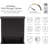 Espresso Wood Bathroom Wall Cabinet, Wall Mounted Hanging Cabinet With Doors & Shelves, Over The Toilet Storage Organizer-126237092