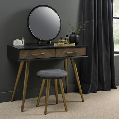 Lippincott Wood Flat Floor Mirror
